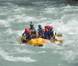 25 kms rafting